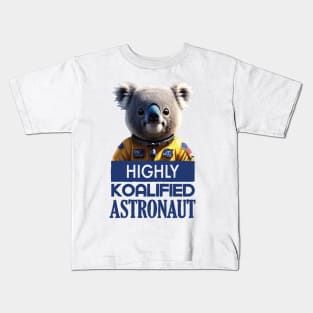 Just a Highly Koalified Astronaut Koala Kids T-Shirt